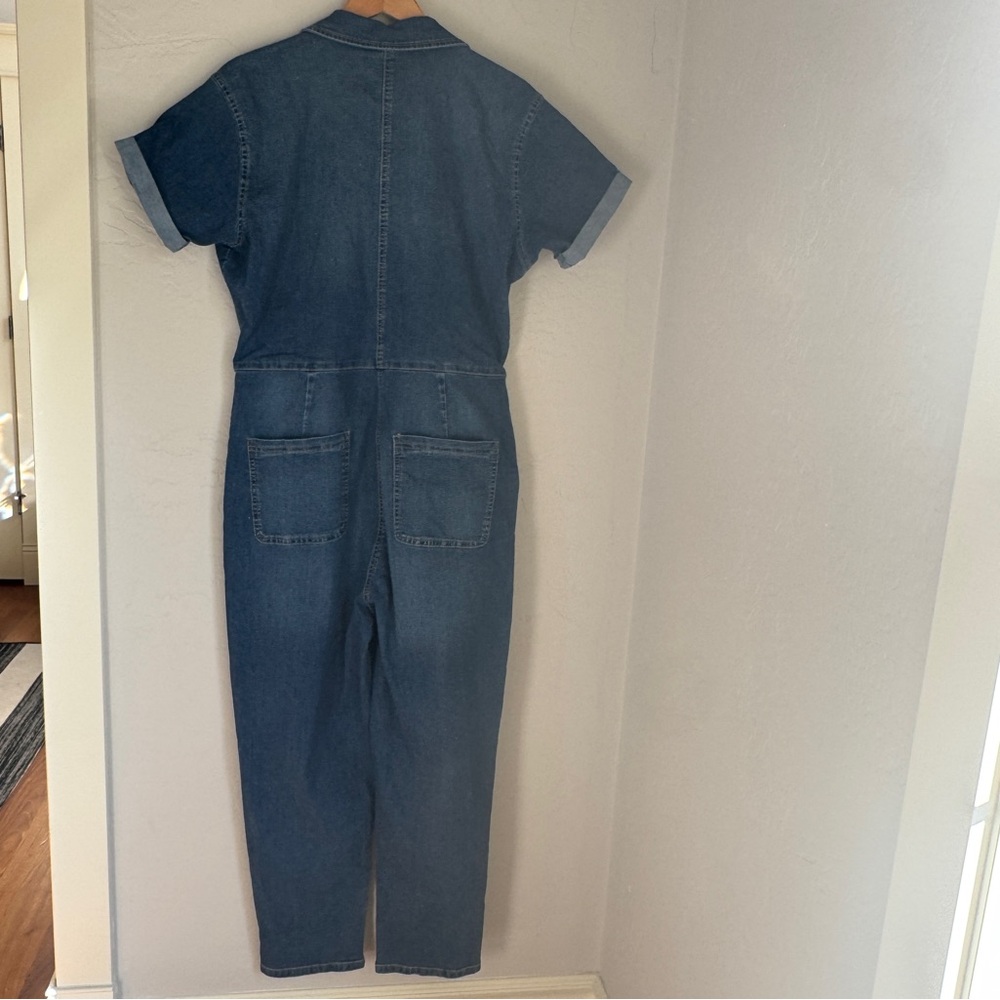 Celebrity Pink Jumpsuit ‎ Women's Denim Short Sleeve Long Jumpsuit Size XL - Picture 15 of 16